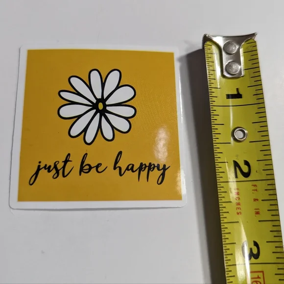 Just Be Happy Sticker - Picture 2 of 2